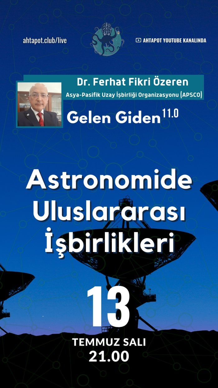 Gelen Giden 11 | Astronomide Uluslararası İşbirlikleri | Dr. Ferhat Fikri Özeren