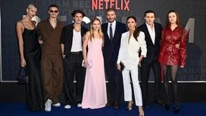 Victoria Beckham Shines At London Netflix Premiere