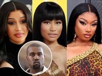 Kanye West fires shots at Nicki Minaj, Cardi B, Meghan Thee Stallion and more in latest X rant, Cardi B responds | The Express Tribune