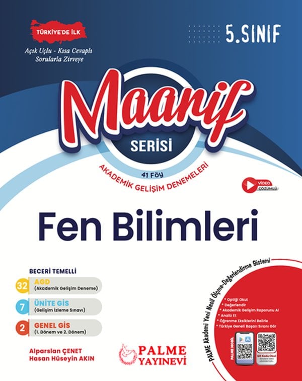 5.Sınıf Maarif Serisi Fen Bilimleri Haftalık Deneme (41 Föy)