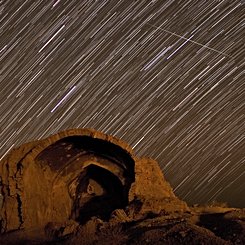 Quadrantids over Qumis