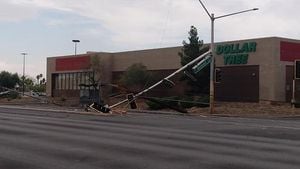 Severe Windstorm Knocks Out Power Across Las Vegas Valley