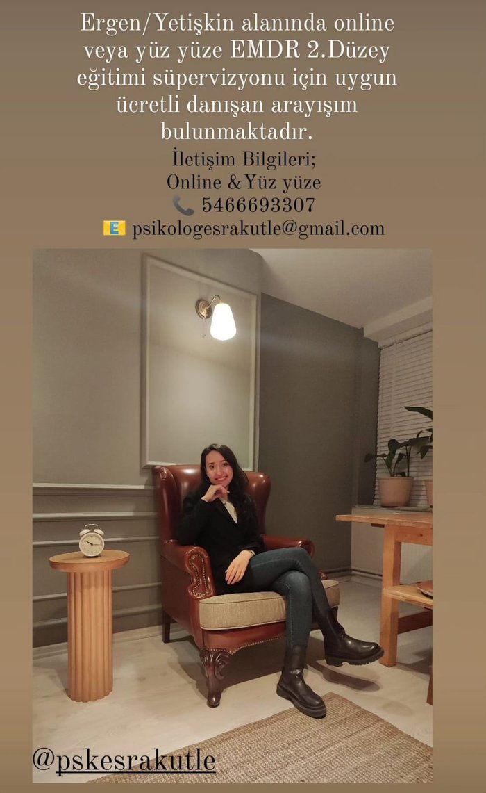 EMDR 2.Düzey Süpervizyonum Kapsamında Danışan Arayışı