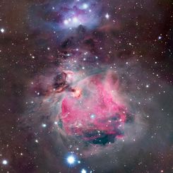 Colorful Clouds of Orion