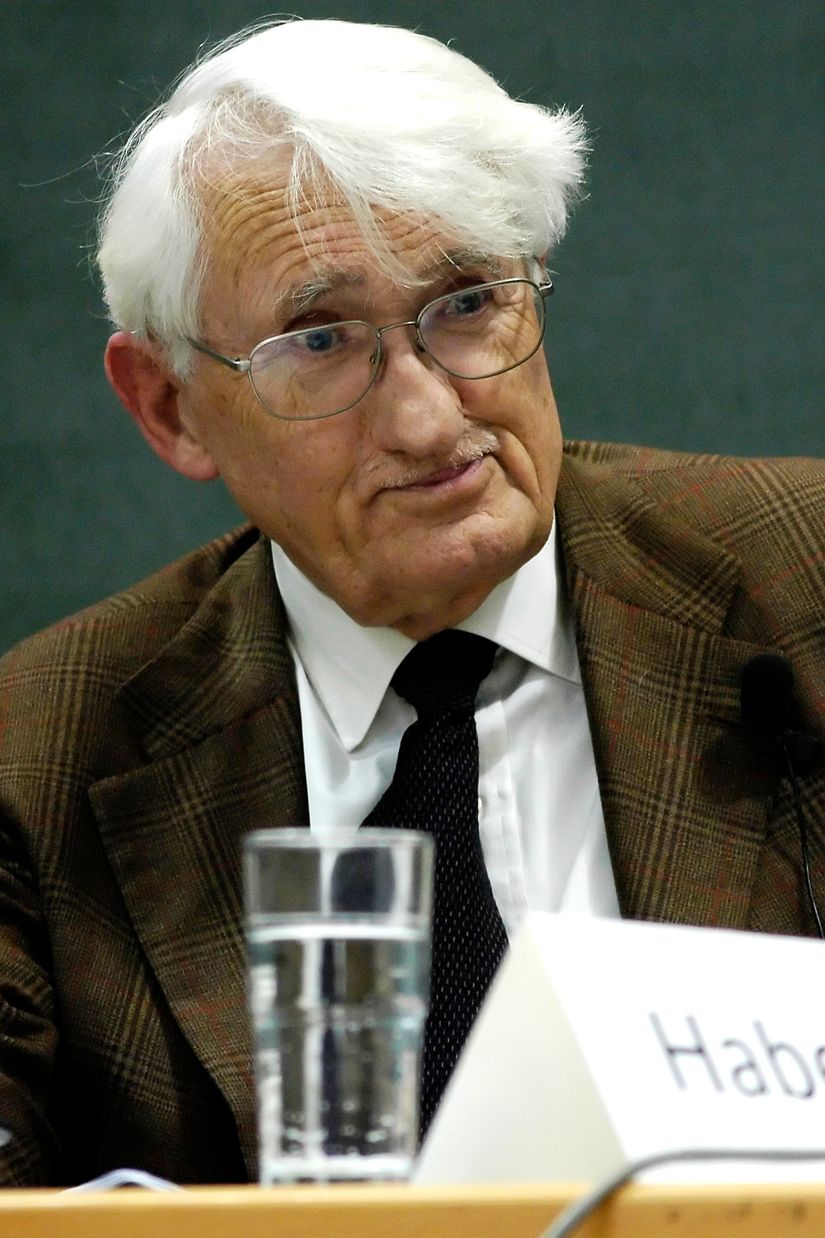 Jürgen Habermas: Yazının ana omurgasının yaratıcısı.