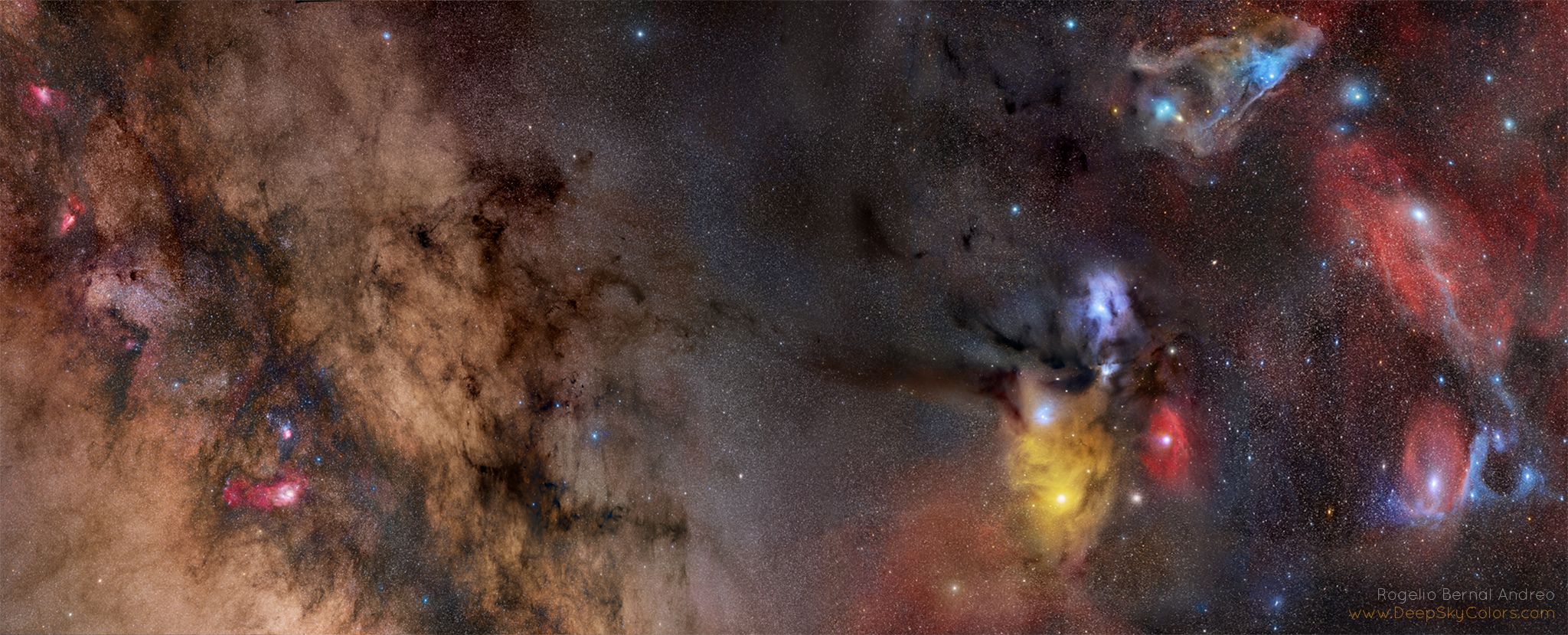  From the Galactic Plane through Antares 