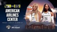 Dallas Wings To Host Indiana Fever At American Airlines Center on June 27