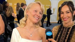 Pamela Anderson Shines At 2025 SAG Awards