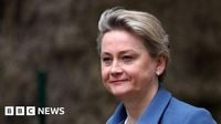 Yvette Cooper defends Palestine Action ban as 60 more faces charges