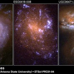 Morötesinde Sarmal Gökada NGC 3310