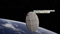 Uzaya fırlayan kapak!