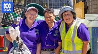 Three retirees recognised for work cleaning highway trash in regional WA