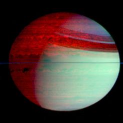 Saturn's Infrared Glow