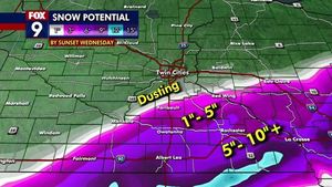 Twin Cities Likely To Escape Major Snowstorm