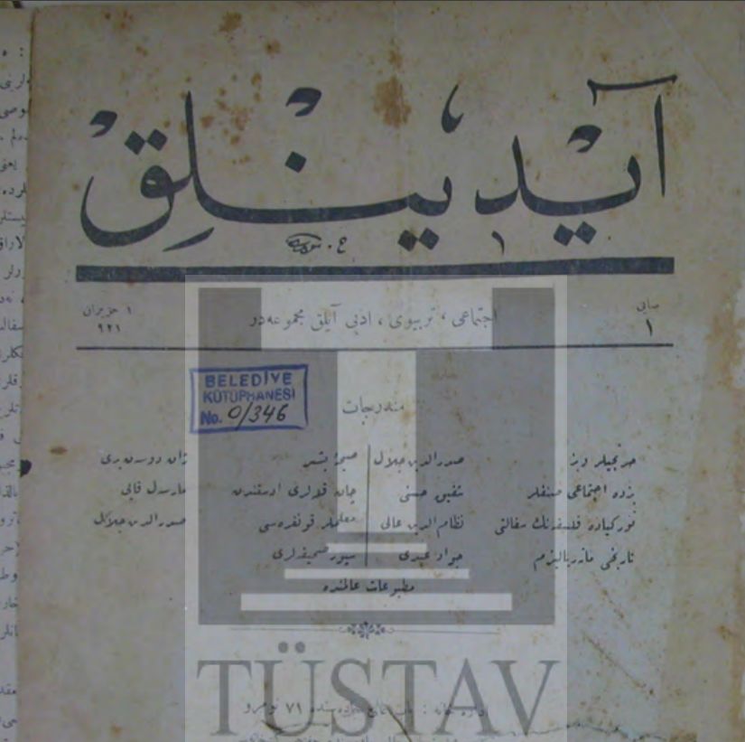 Aydınlık Dergisi 1. sayı