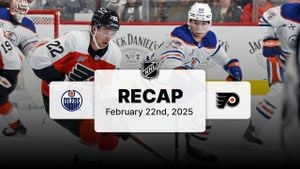 Flyers Upset Oilers 6-3 Behind Michkov's Stellar Performance