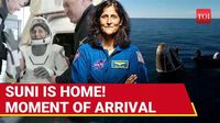 Sunita Williams Is Home: Dramatic Video Captures Splash Down After 9 Months In Space | NASA | SpaceX