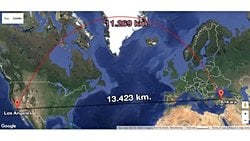 Uçaklar Neden Bir Noktadan Diğerine Direkt Uçmazlar da Eğri Çizerler?