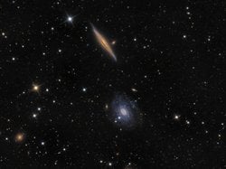 Draco'da NGC 5965 ve NGC 5963