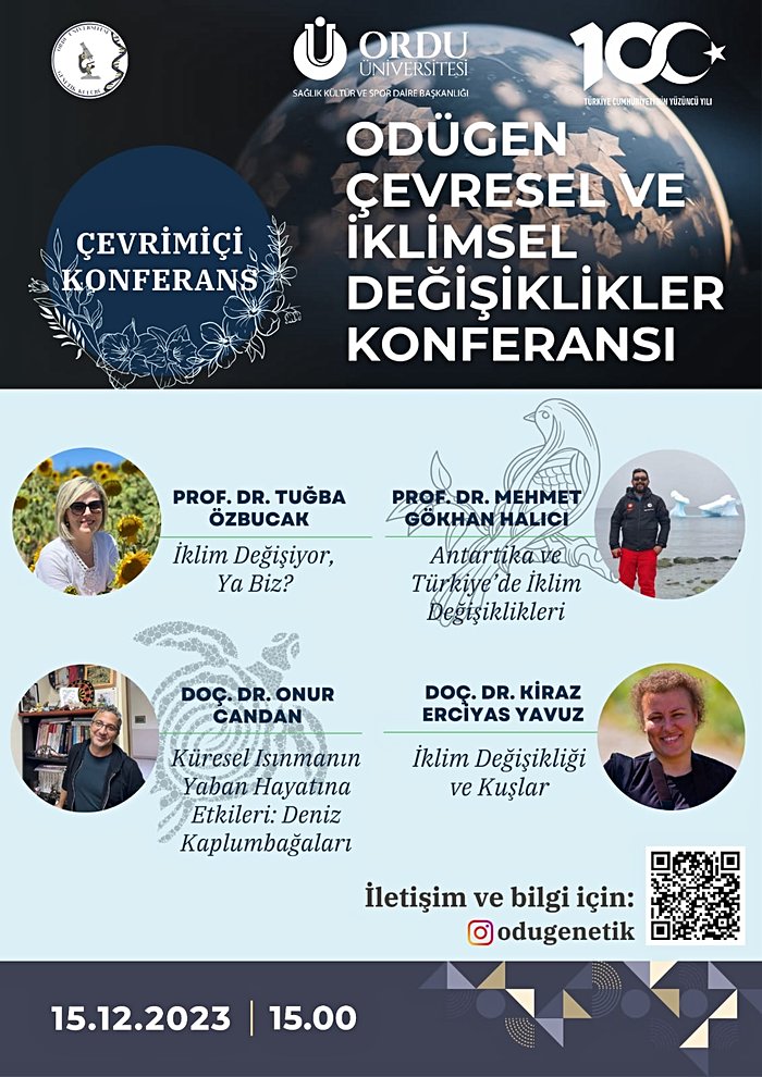ODÜGEN Çevresel ve İklimsel Değişiklikler Konferansı