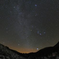 Winter Hexagon Over Stagecoach Colorado