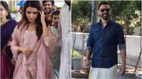 Samantha visits Tirupati temple with director Raj Nidimoru. Videos