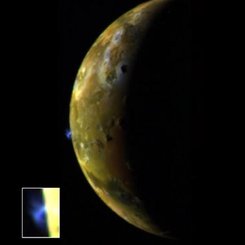 Galileo Views Io Eruption