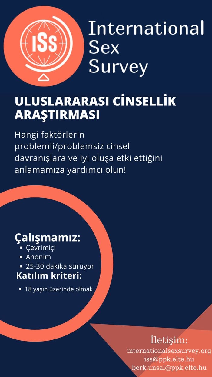 Uluslararası Cinsellik Araştırması'na katılın!