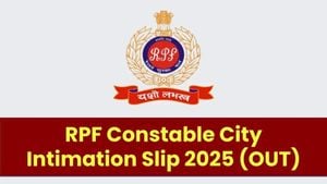 RRB RPF Constable Exam 2025 Updates Released