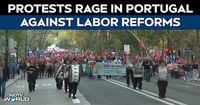 Video | Portugal Protest | Thousands Of Portuguese Rally In Protest Against Government's Labor Reforms