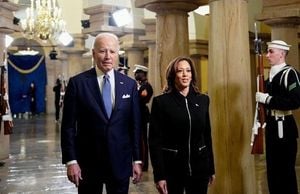 Kamala Harris Book Tour Sparks Party Turmoil And Protests