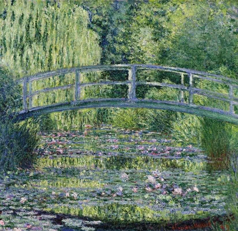 The Water-Lily Pond  Le Bassin aux nymphéas, harmonie verte (1899)