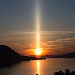  A Sun Pillar over Norway 