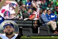 Giants rookie Cam Skattebo suffers horrifying leg injury that left teammates in shock