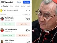 Habemus Papam: após fumaça branca, Parolin lidera ranking de bets