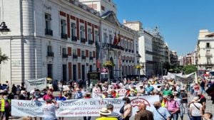 Madrid Lawyers Rally For Dignified Pensions