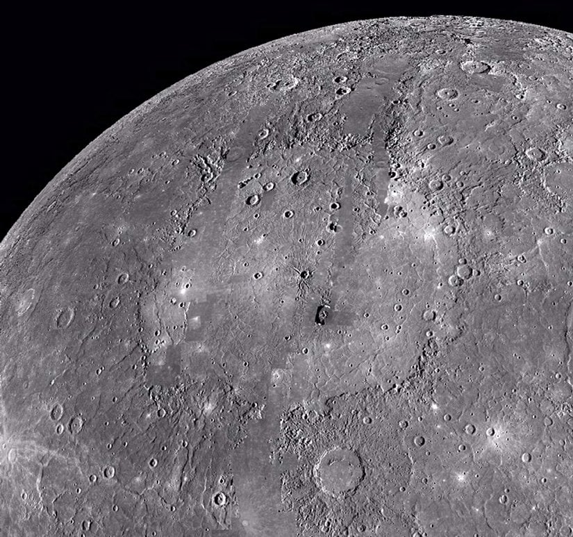 Caloris Basin krateri