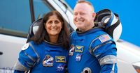 Astronauts back on Earth following 9 months stuck in space
