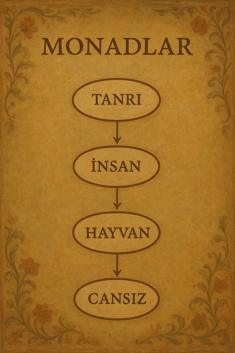 Monadların hiyerarşik sıralaması (chatgpt tarafından çizildi)
