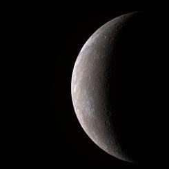 Crescent Mercury in Color