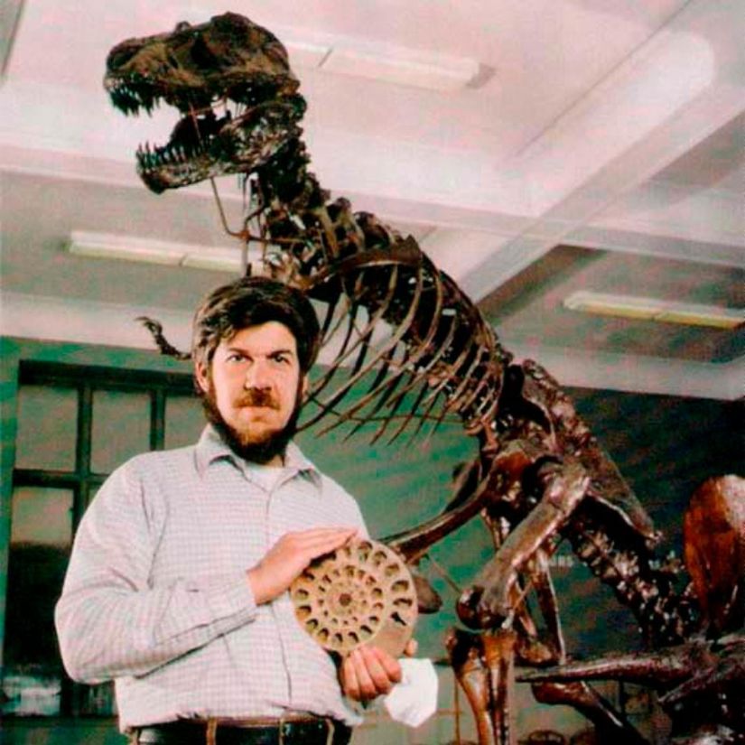 Stephen Jay Gould'un bir fotoğrafı.