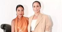 Meghan sparks speculation after 'cosying up' to Kardashian business mastermind