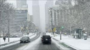 Winter Weather Advisory Issued As Heavy Snow Hits Toronto