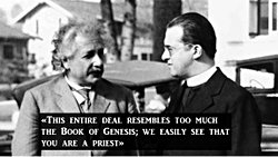 EINSTEIN'I SİRKÜLASE EDEN KATOLİK RAHİP