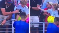 Tennis Player Kamil Majchrzak Reconnects With Young Fan Who Had Hat Snatched By Man