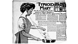 Tifolu Mary'nin Hikayesi: 19. Yüzyılın Başında Yaşanan Tifo Salgınındaki En Meşhur Süper Bulaştırıcı!