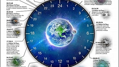 24 Saatte Evrim Tarihi (Ücretsiz Evrim Ağacı Posteri)