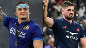 France Dominates Italy With 73-24 Victory