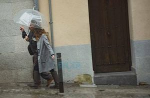 Atlantic Storm Brings Heavy Rain And Alerts Across Spain
