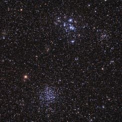 M46 & M47: Star Clusters Young and Old